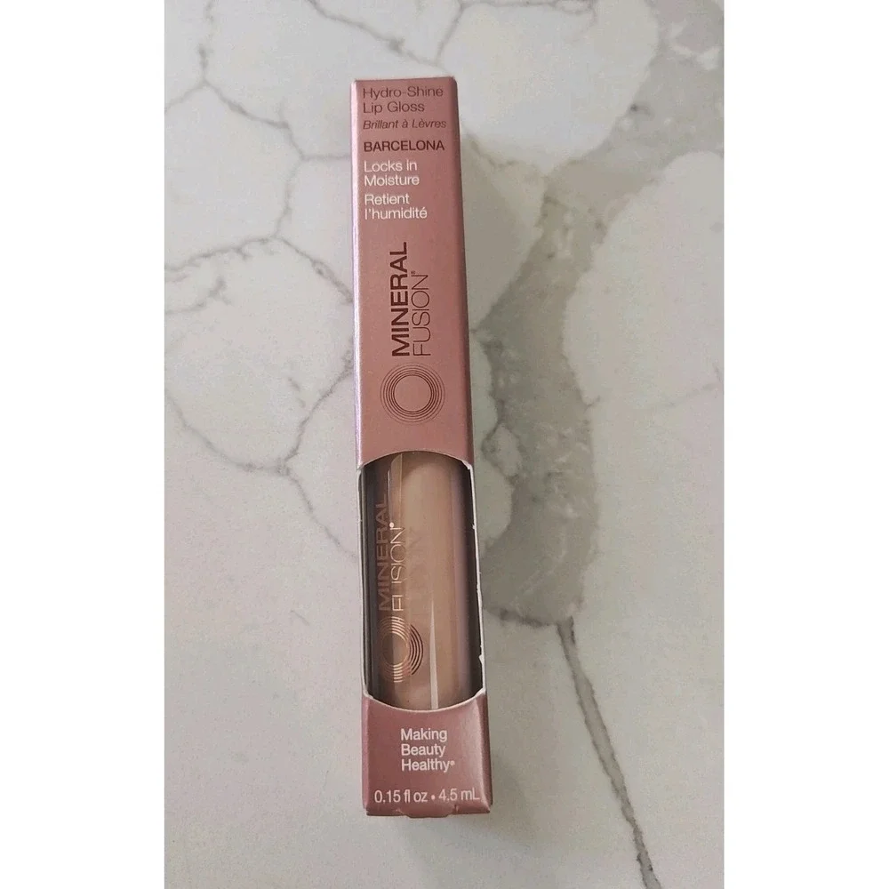 Mineral Fusion Hydro Shine Lip Gloss‎ Barcelona 0.15 fl. oz. Hydrating Plumping